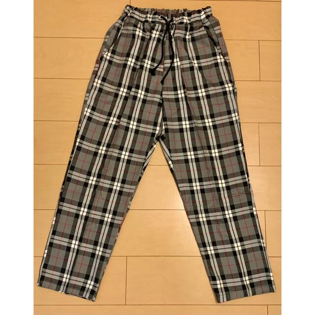 タータン チェック ワイド パンツ フリーサイズ メンズのパンツ(スラックス)の商品写真