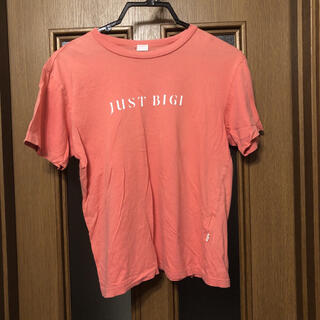 ジャストビギ(JUST BIGI)のJust bigi Tシャツ レディース　オレンジ　ロゴ(Tシャツ(半袖/袖なし))