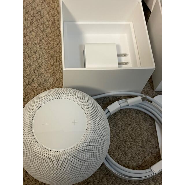 Apple(アップル)のApple HomePod mini 2台セット ホワイト スマホ/家電/カメラのオーディオ機器(スピーカー)の商品写真