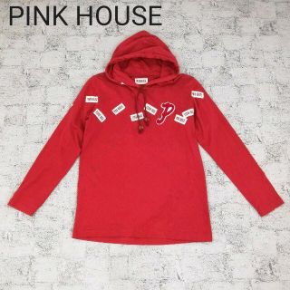 ピンクハウス(PINK HOUSE)のPINKHOUSE ピンクハウス ロゴワッペンパーカー(パーカー)