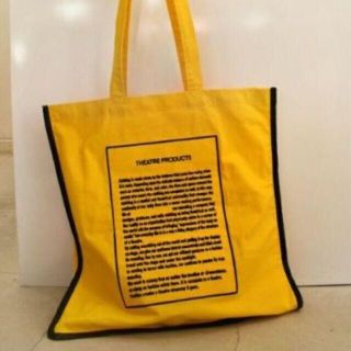 新品送料無料THEATRE PRODUCTSシアタープロダクツトートイエローL