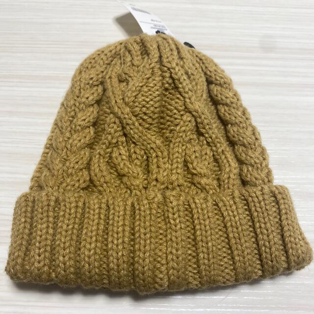 ベージュ➃ 【値下げ】ニット帽 ニットキャップ 新品未使用 ┼ベージュ