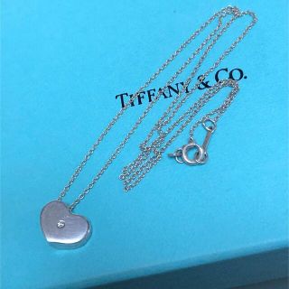 ティファニー(Tiffany & Co.)のティファニー★925 1Pダイヤモンド ハートネックレス(ネックレス)