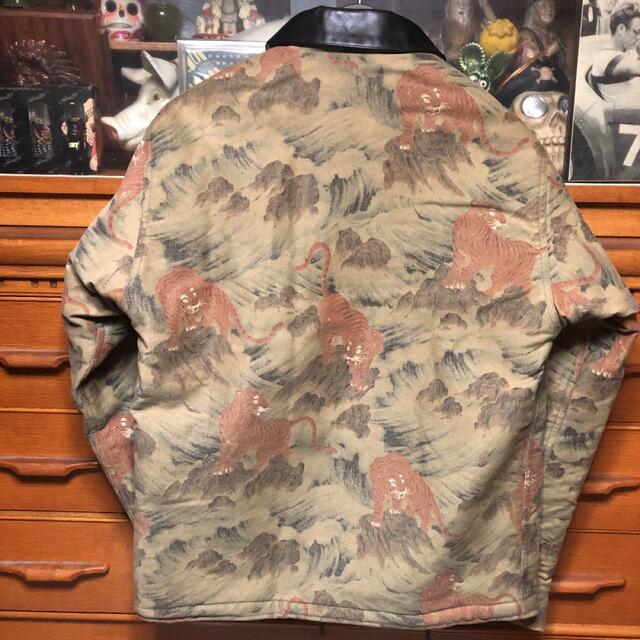 CALEE キャリー ジャケット サイズ:L 19SS ダックハンターカモ ヘリンボーン ジャケット DUCK HUNTER CAMO JACKET 迷彩 アウター ブルゾン コート【メンズ】【美品】