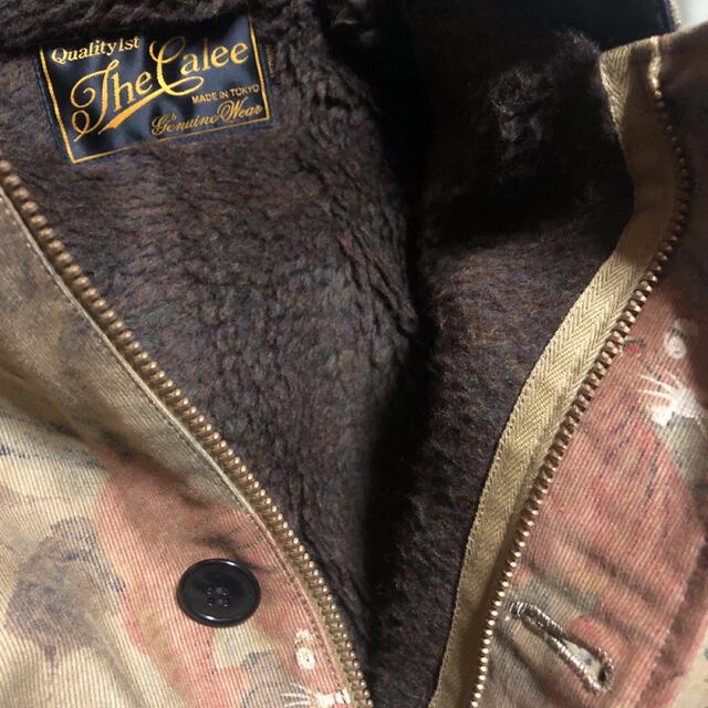 CALEE キャリー ジャケット サイズ:L 19SS ダックハンターカモ ヘリンボーン ジャケット DUCK HUNTER CAMO JACKET 迷彩 アウター ブルゾン コート【メンズ】【美品】