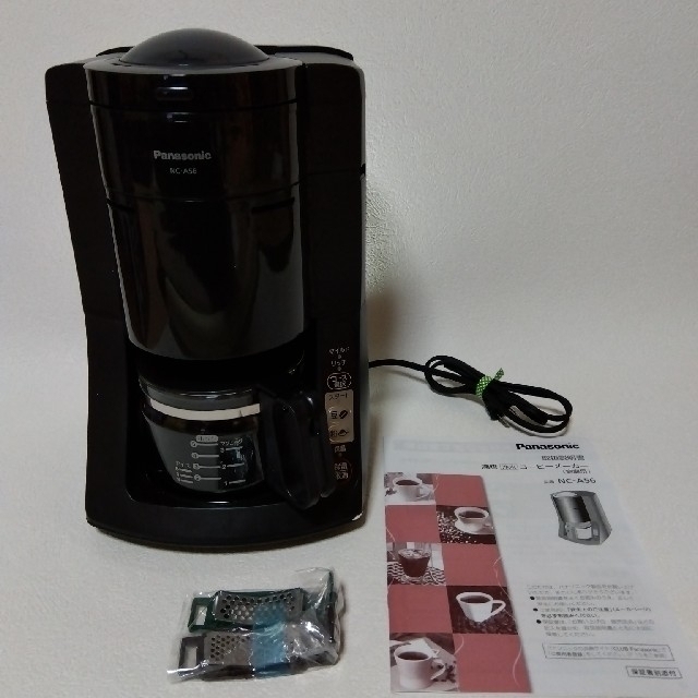 パナソニック 沸騰浄水コーヒーメーカー 5カップ(670ml) NC-A56-K