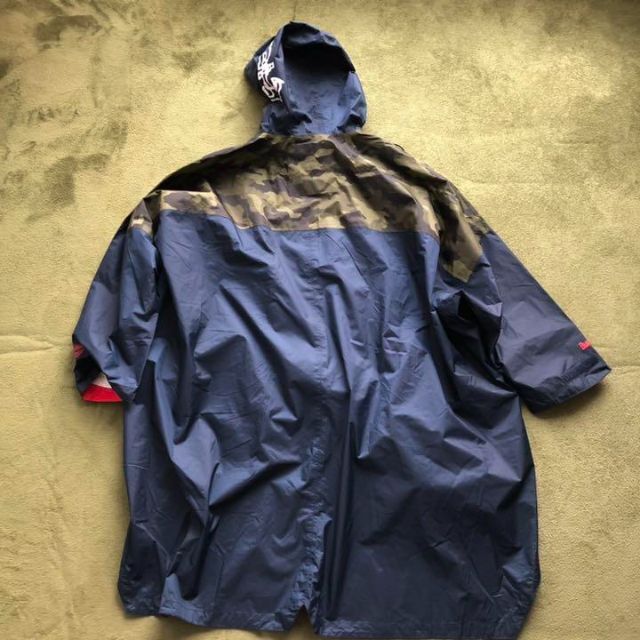 コロンビア×ブルーブルー ポンチョ レインコート M オムニテック