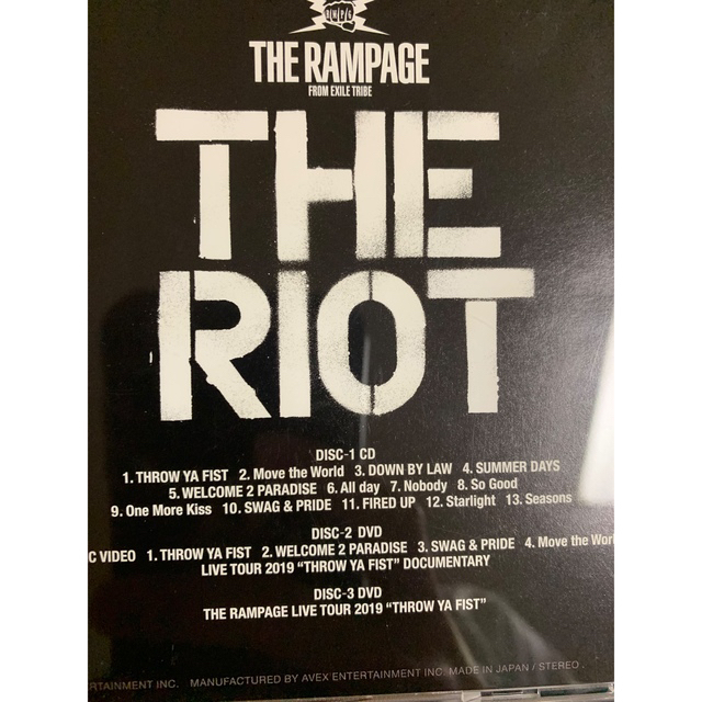 THE RAMPAGE(ザランページ)の専用　THE RIOT  エンタメ/ホビーのDVD/ブルーレイ(ミュージック)の商品写真