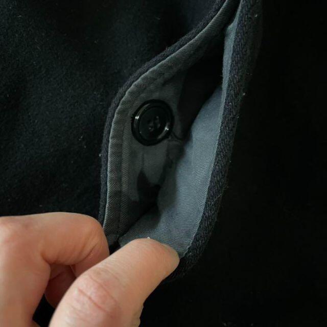 ZUCCa(ズッカ)の【zucca】ウール ロング コート ジップ コート ブラック S レディースのジャケット/アウター(ロングコート)の商品写真