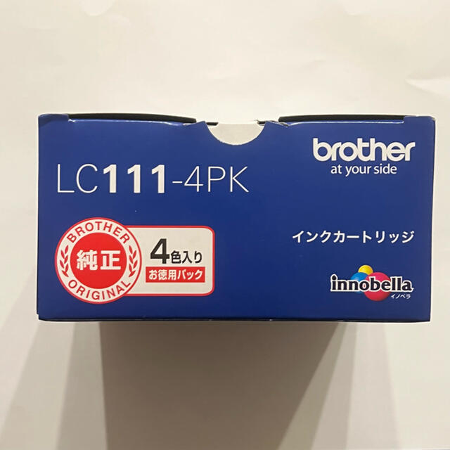 brother(ブラザー)のブラザー　インクカートリッジ　4色パック　LC111-4PK 純正 インテリア/住まい/日用品のオフィス用品(オフィス用品一般)の商品写真