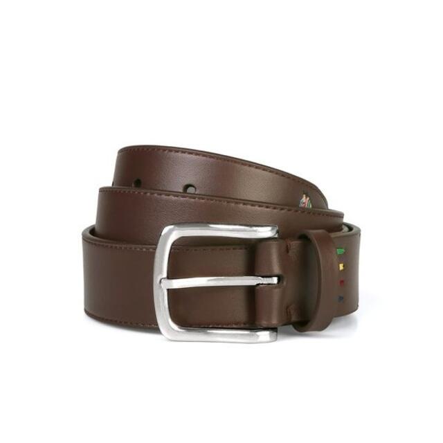 Paul Smith - 新品☆Paul Smith ZEBRA レザーベルト 牛革☆ブラウン L