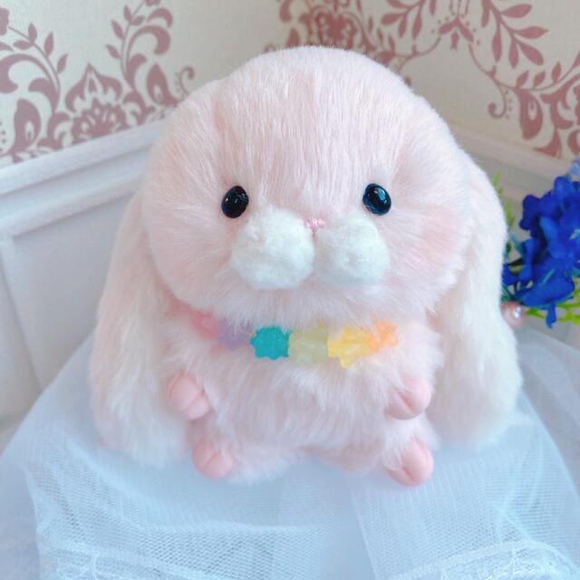 ハンドメイド★ハンドメイドぬいぐるみ★ こんぺいとうちゃん☆ 特別なたれみみうさちゃん