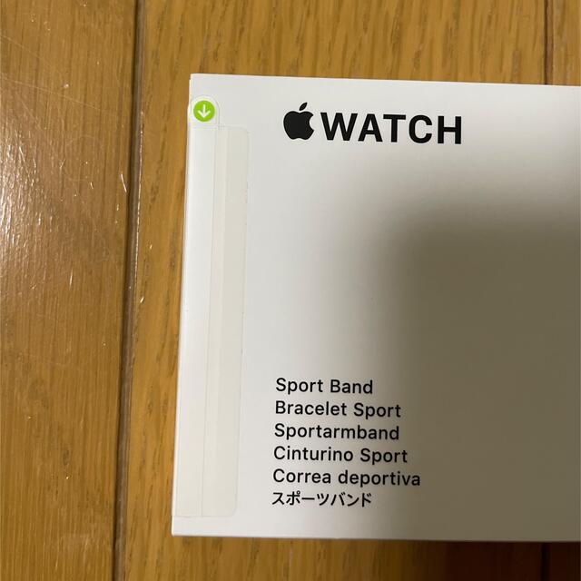 Apple(アップル)のApple Watch 純正 ホワイト スポーツバンド 未開封 40mm スマホ/家電/カメラのスマホアクセサリー(その他)の商品写真