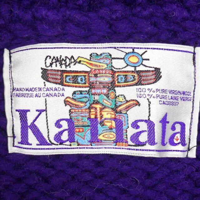 KANATA - カウチン セーター kanata ニット カナダ製 カナタ M位 古着