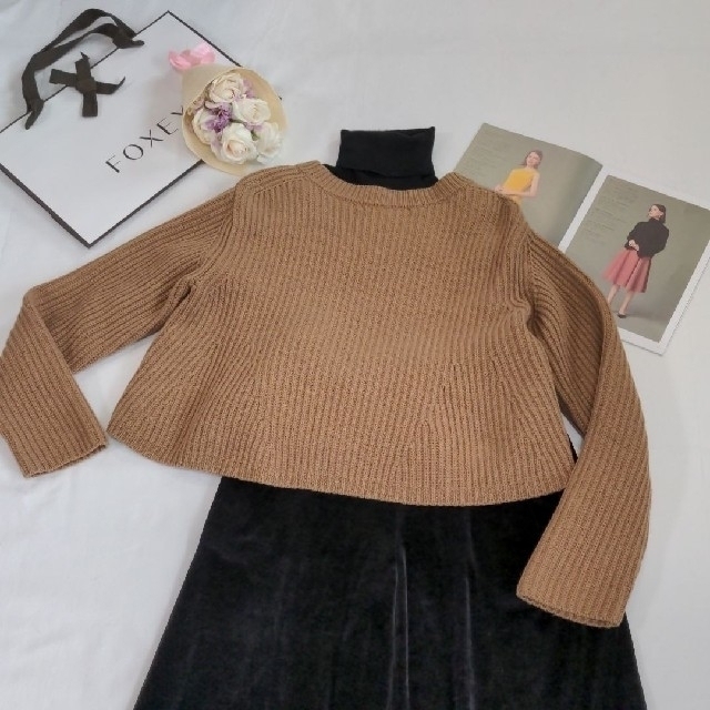 FOXEY(フォクシー)のご専用です☆FOXEY☆ French Sucre カシミヤ混 ニット　38 レディースのトップス(ニット/セーター)の商品写真