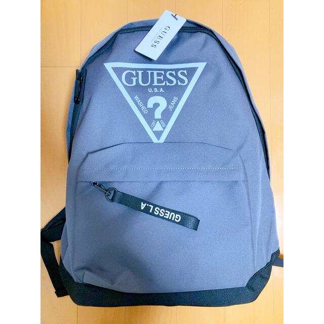 GUESS - 定価6900円+税→2950円 GUESS リュック グレー 新品、未使用