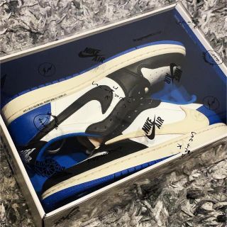 nike travisscott fragment aj1 low(スニーカー)