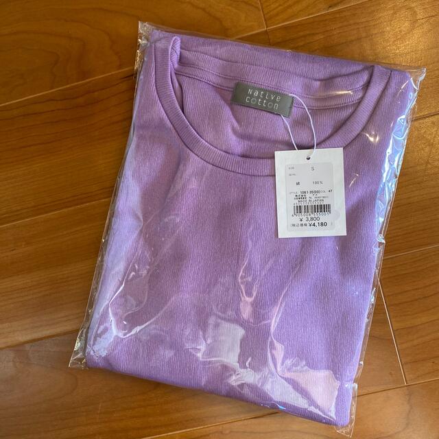 steteco.com ☺︎ 新品 エイトロック クルーネックシャツ（菖蒲） S レディースのトップス(Tシャツ(長袖/七分))の商品写真