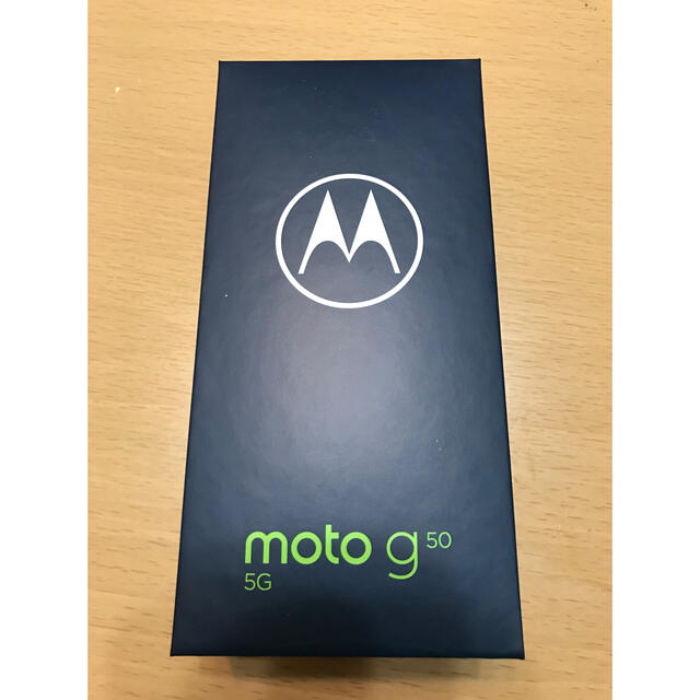 【新品未開封】MOTOROLA moto g50 5G メテオグレイ