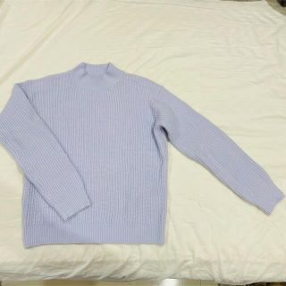 ユニクロ(UNIQLO)の【ともこ様専用】ニット　薄パープル　Mサイズ　ユニクロ(ニット/セーター)