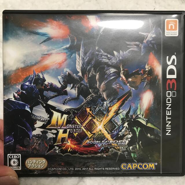 CAPCOM(カプコン)のモンスターハンターダブルクロス 3DS エンタメ/ホビーのゲームソフト/ゲーム機本体(携帯用ゲームソフト)の商品写真