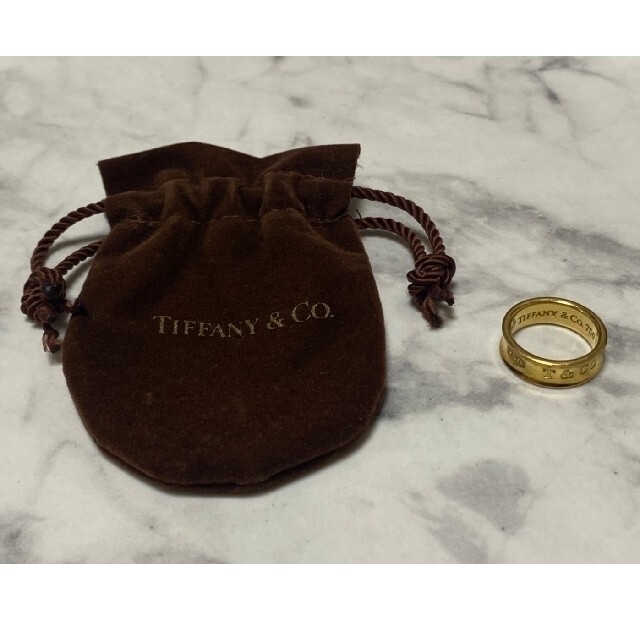 お買い得モデル 【美品】Tiffany ティファニー ナローリング 1837 750