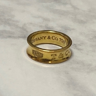 ティファニー(Tiffany & Co.)のTIFFANY&Co. ティファニー K18　750　1837　ナロー　リング(リング(指輪))
