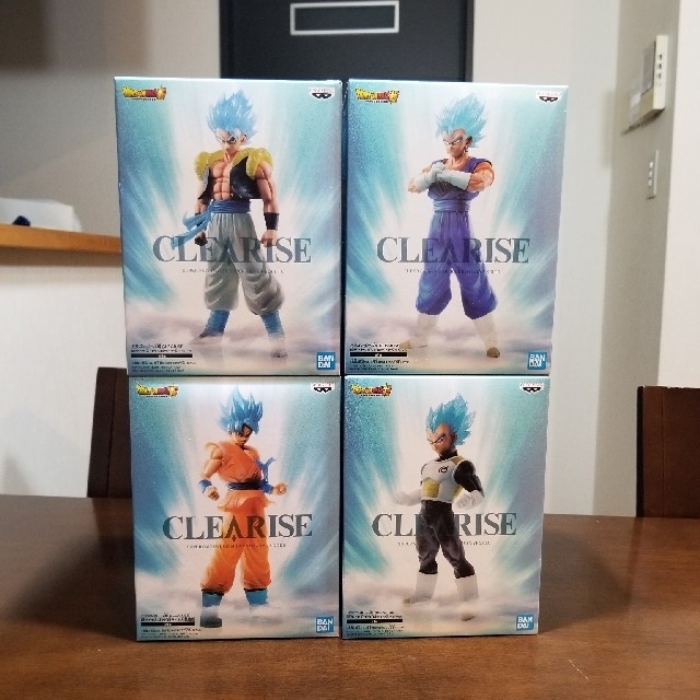 ドラゴンボール超　CLEARISE　4点セット