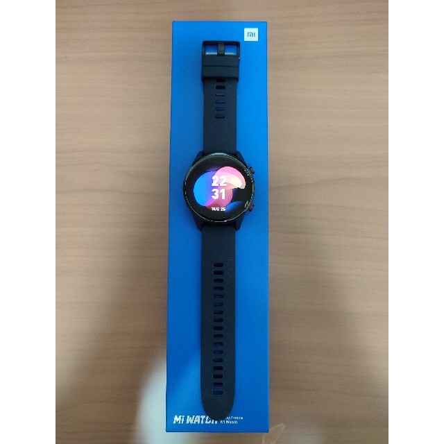 ryuさん専用　Xiaomi Mi Watch　美品 メンズの時計(腕時計(デジタル))の商品写真