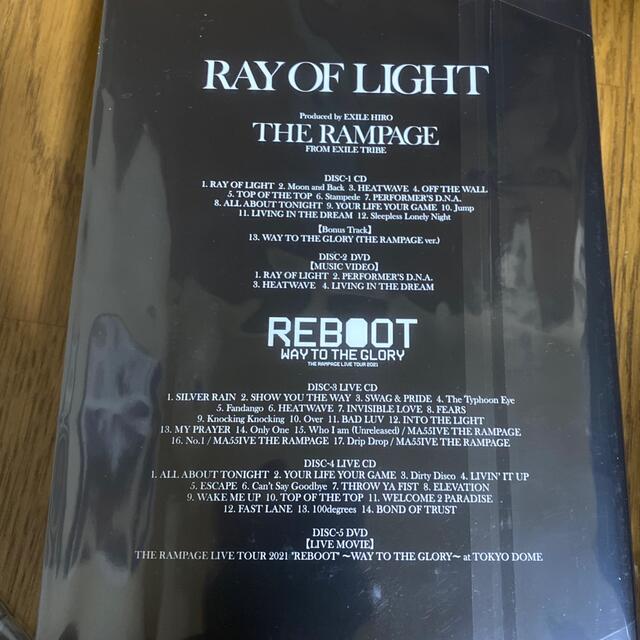 THE RAMPAGE(ザランページ)のRAY OF LIGHT  THE RAMPAGE 4thアルバム エンタメ/ホビーのタレントグッズ(ミュージシャン)の商品写真