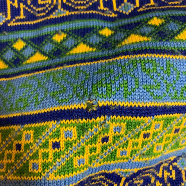 NIKE - 「専用」vintage 古着 ニット ブルー 総柄 3Dニット レアの通販
