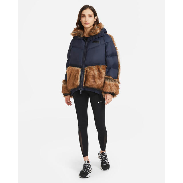 sacai - <専用> NIKE x sacai フェイクファー ダウンジャケット sacai - <専用> NIKE x sacai フェイクファー ダウンジャケット