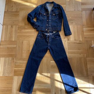 ヌーディジーンズ(Nudie Jeans)のゆうちゃん様専用ヌーディージーンズ　セットアップ　着用数回(セットアップ)