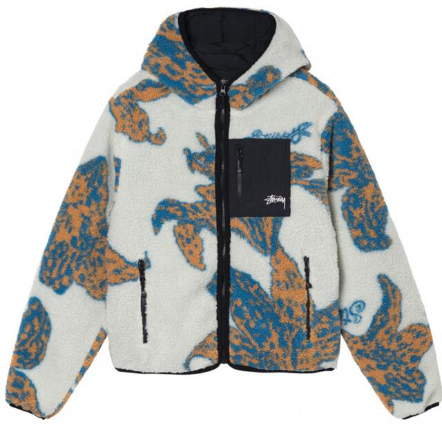 Stussy SS22 FLORAL SHERPA HOOD JACKETジャケット/アウター