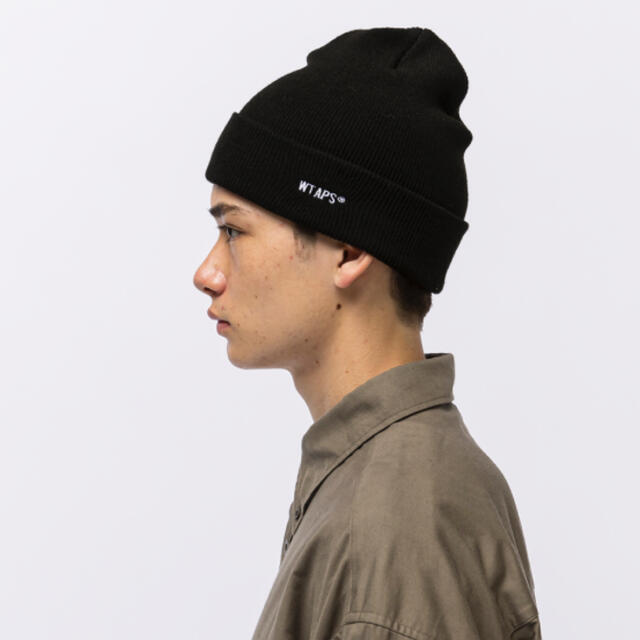 W)taps(ダブルタップス)のWTAPS BEANIE 01 212MADT-HT01 BLACK メンズの帽子(ニット帽/ビーニー)の商品写真