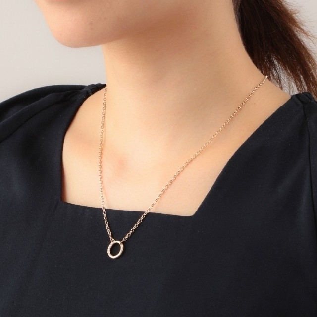 限定販売】 agete - アガット K10 ダイヤモンド ネックレス