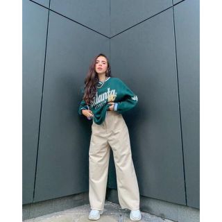 ベルシュカ(Bershka)のBershka ワイドレッグパンツ　コーデュロイ　(デニム/ジーンズ)