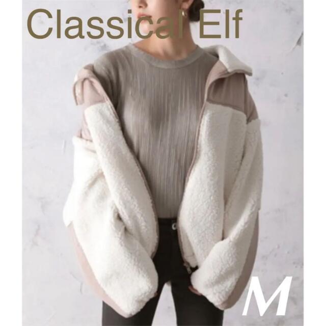 Classical Elfスタンドカラー ミドルツートーンボリューム袖ジャケット