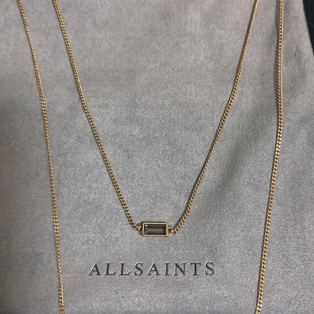 All Saints(オールセインツ)のオールセインツ ダブルレイヤーネックレス ALL SAINTS  レディースのアクセサリー(ネックレス)の商品写真