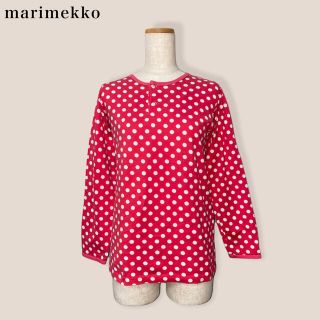 マリメッコ(marimekko)のsale【marimekko】ドット柄トップス　カットソー　長袖　マリメッコ(カットソー(長袖/七分))