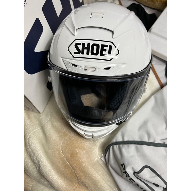 SHOEI X-14 X-FOURTEEN エックスフォーティーン S ホワイト 自動車/バイクのバイク(ヘルメット/シールド)の商品写真