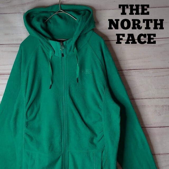 THE NORTH FACE(ザノースフェイス)のUSA企画 ザ ノースフェイス ジップアップ フリースジャケット 薄手  M レディースのジャケット/アウター(ブルゾン)の商品写真