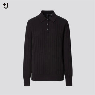 UNIQLO - 【2021年秋冬大セール】UNIQLO +J シルクコットンニットポロシャツ