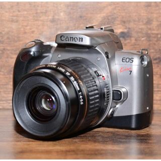 キヤノン(Canon)のフィルムカメラ　希少CANON EOS kiss７　Wズームレンズ付き　動作品(フィルムカメラ)