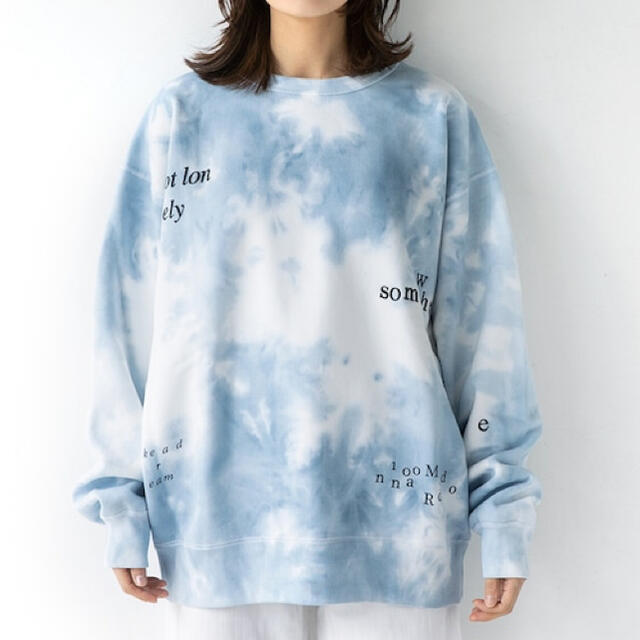 垣内彩未　ノットロンリー　Sweat TIEDYE BLUE