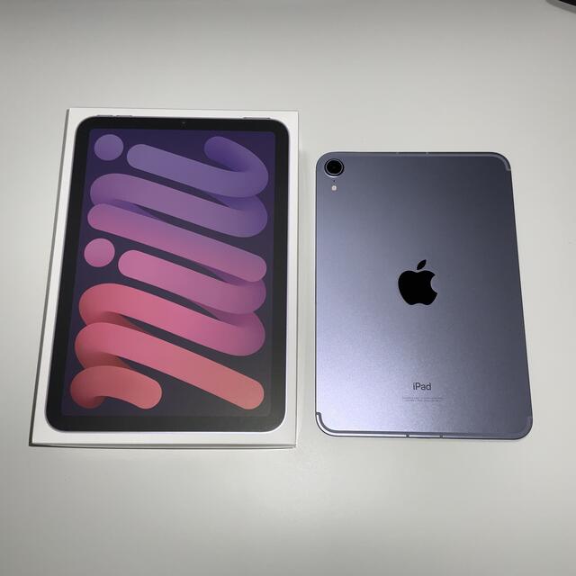 Apple(アップル)のiPad mini 第6世代 Wi-Fi+Cellular 64GBパープル スマホ/家電/カメラのPC/タブレット(タブレット)の商品写真