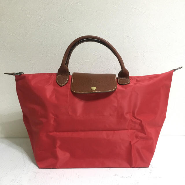 LONGCHAMP(ロンシャン)の【美品】正規品 ロンシャン ル プリアージュ 赤 M1623 レディースのバッグ(トートバッグ)の商品写真