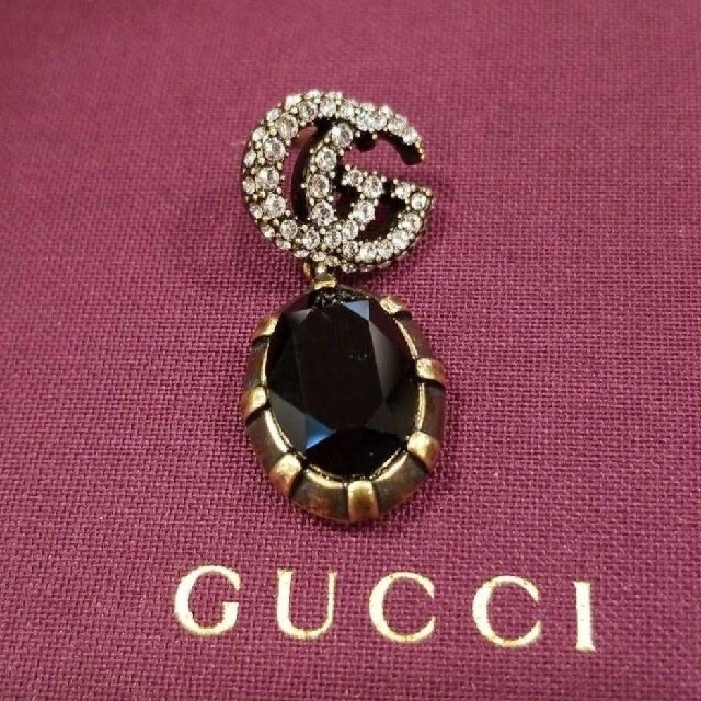 Gucci - GUCCI クリスタル付き ダブルG ピアスの通販 by ※プロフィール