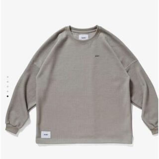 ダブルタップス(W)taps)の【極美品】21AW WTAPS WAFFLE LS PEAC GREIGE(ニット/セーター)