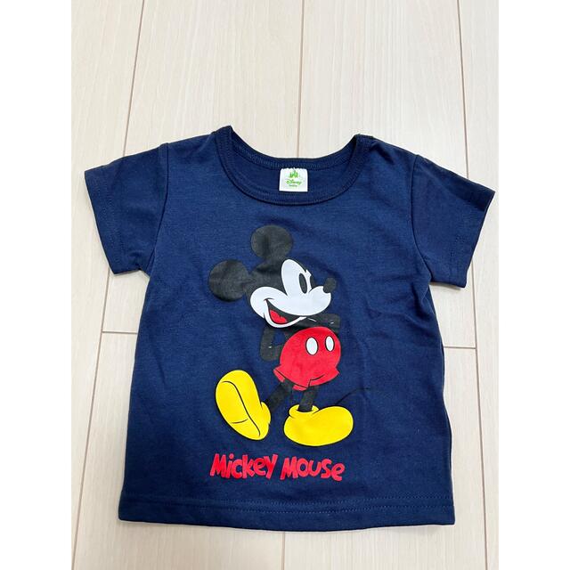 Disney(ディズニー)のディズニー　ミッキー　Tシャツ キッズ/ベビー/マタニティのベビー服(~85cm)(Ｔシャツ)の商品写真